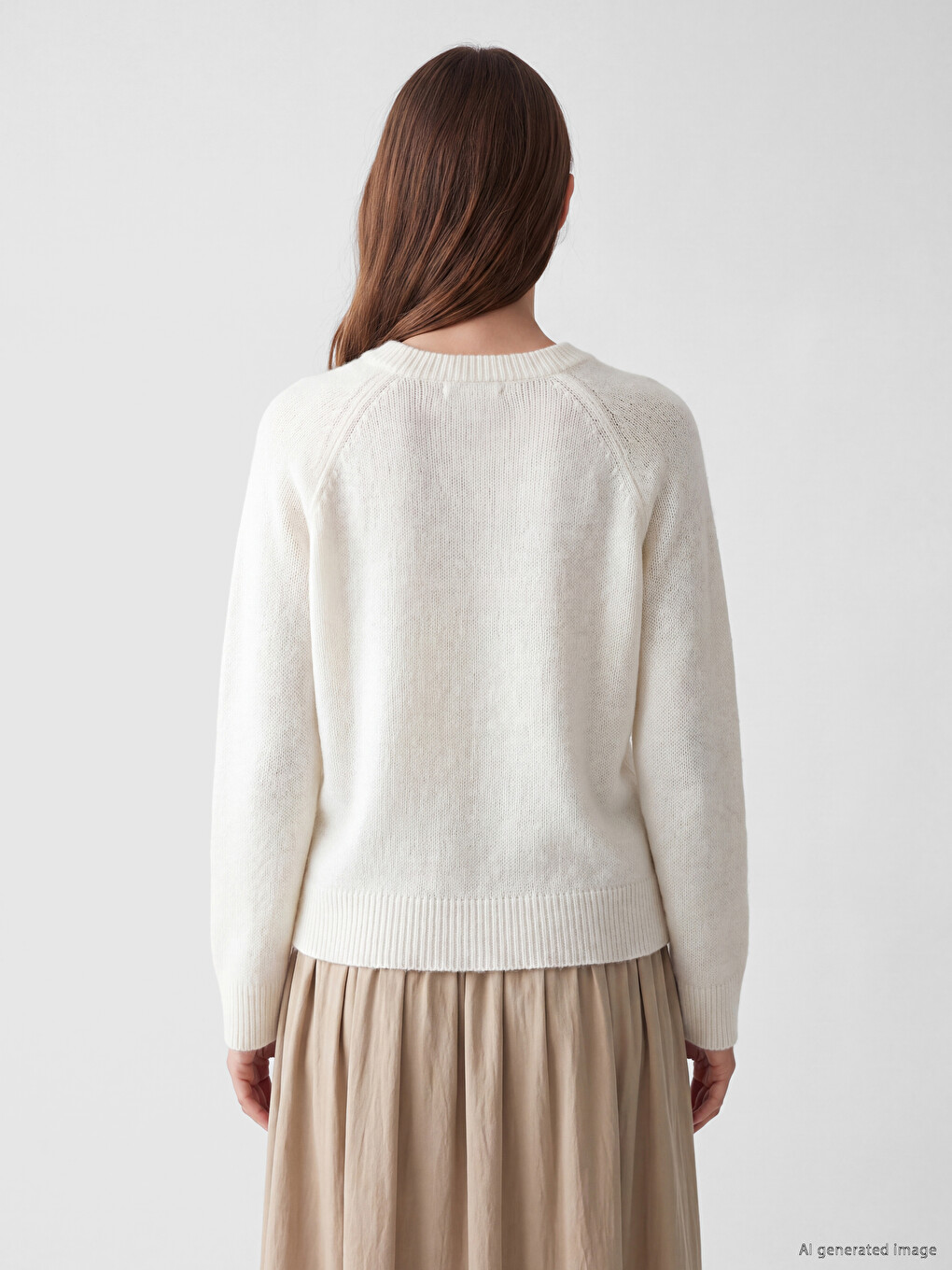 Woman Ecru Sweater-3