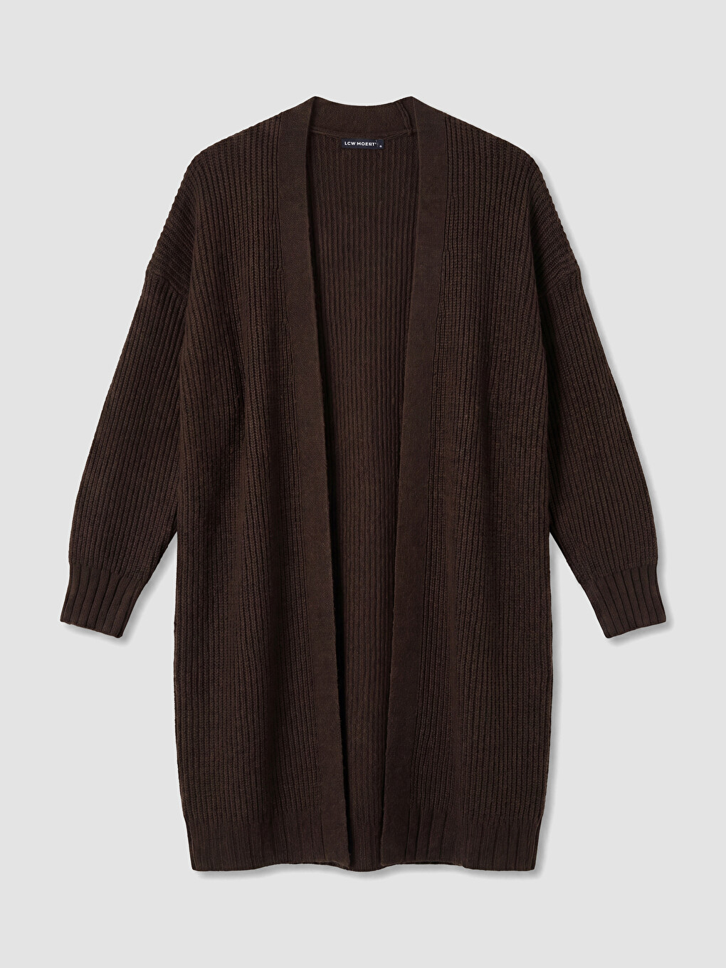 Cardigan Tricotat Oversize Cu Guler Șal Pentru Femei-4