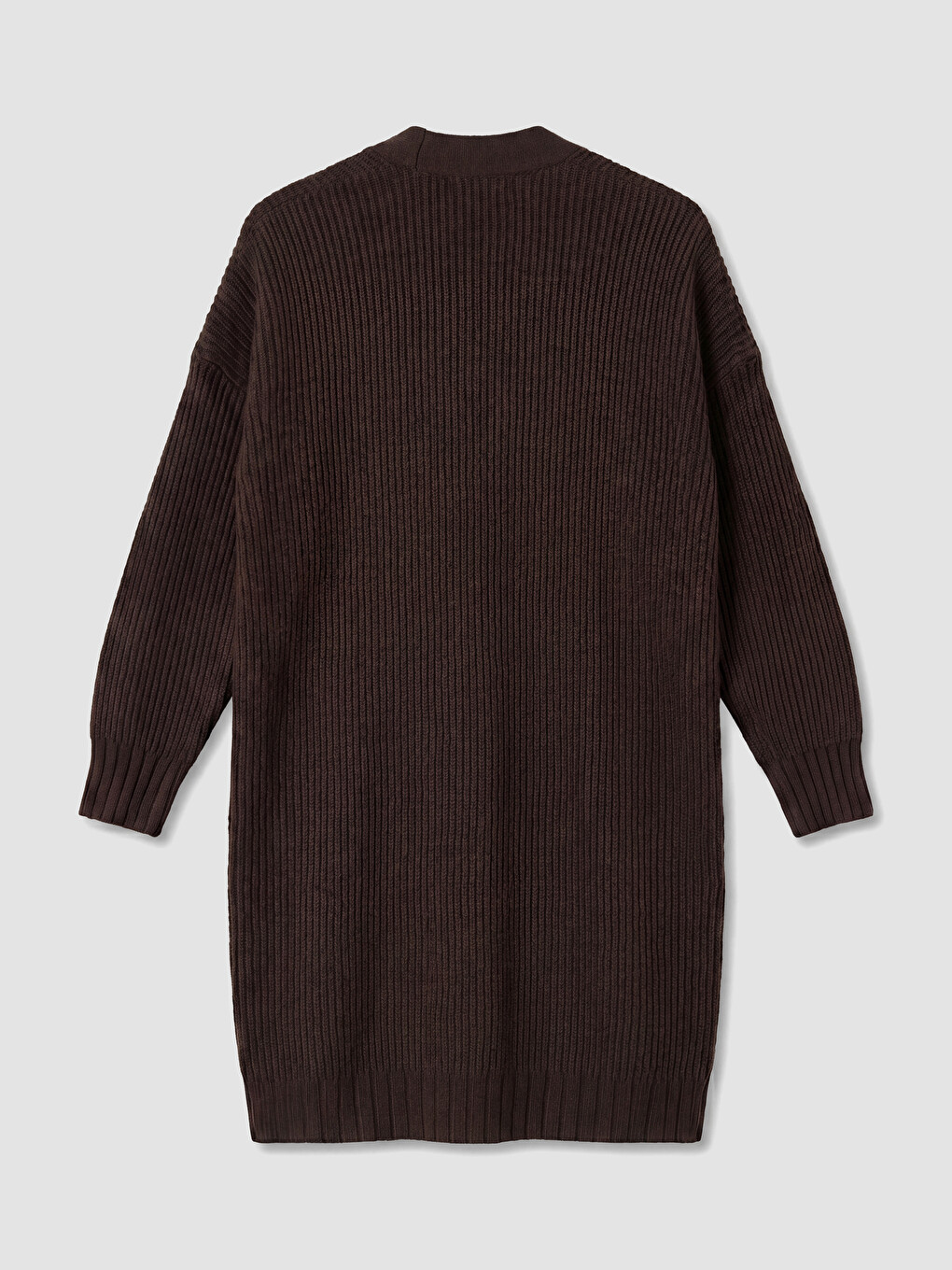 Cardigan Tricotat Oversize Cu Guler Șal Pentru Femei-6