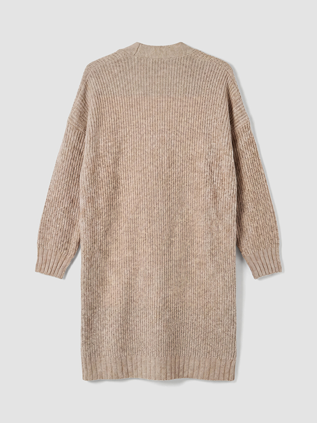 Cardigan Tricotat Oversize Cu Guler Șal Pentru Femei-6