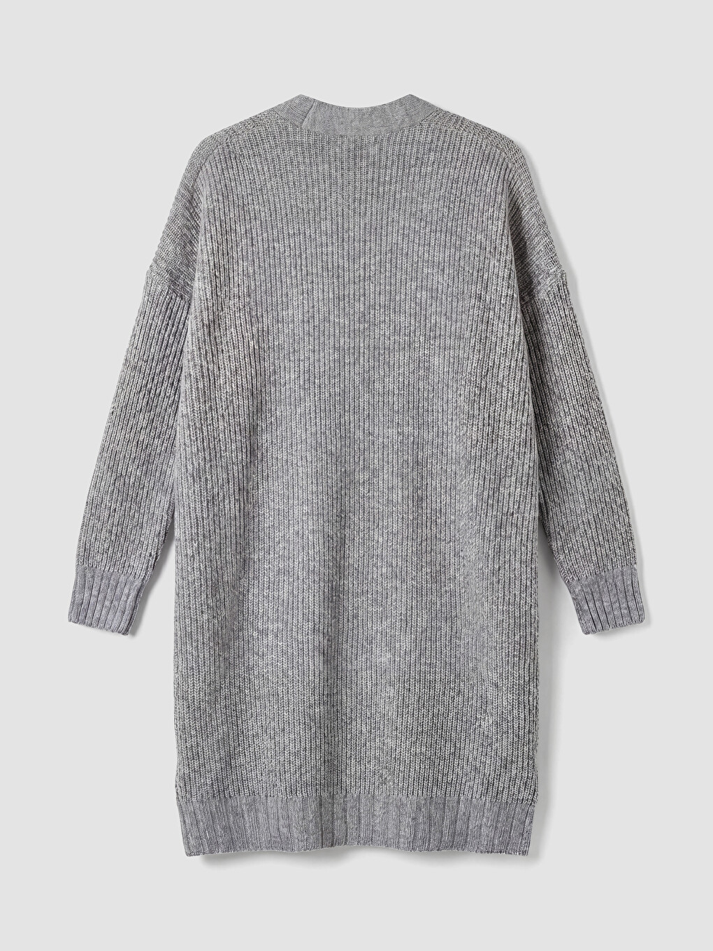 Cardigan Tricotat Oversize Cu Guler Șal Pentru Femei-6