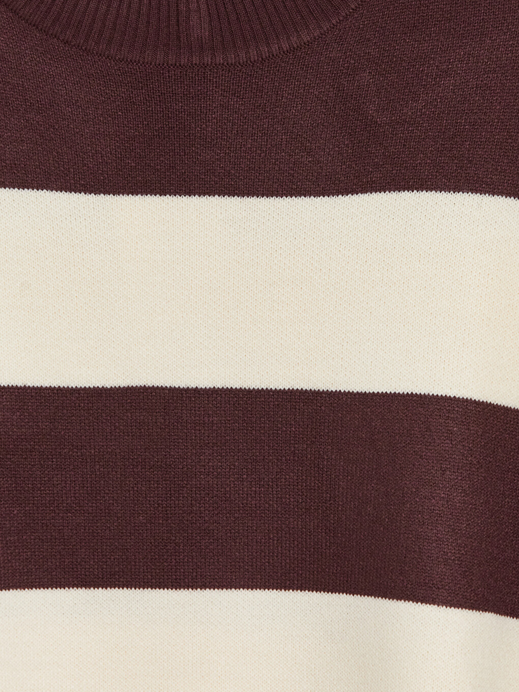 Oversize Striped Women's Knitwear Sweater-5
