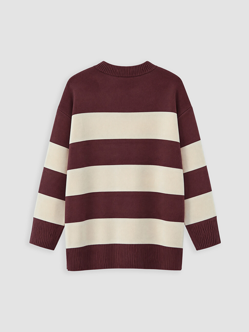 Oversize Striped Women's Knitwear Sweater-6