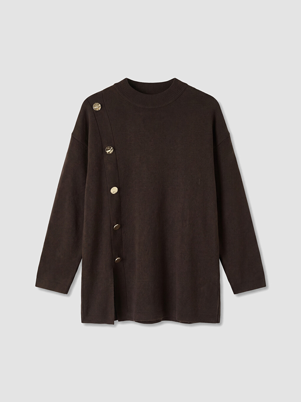 Oversize Fit Women's Knitwear Tunic-4