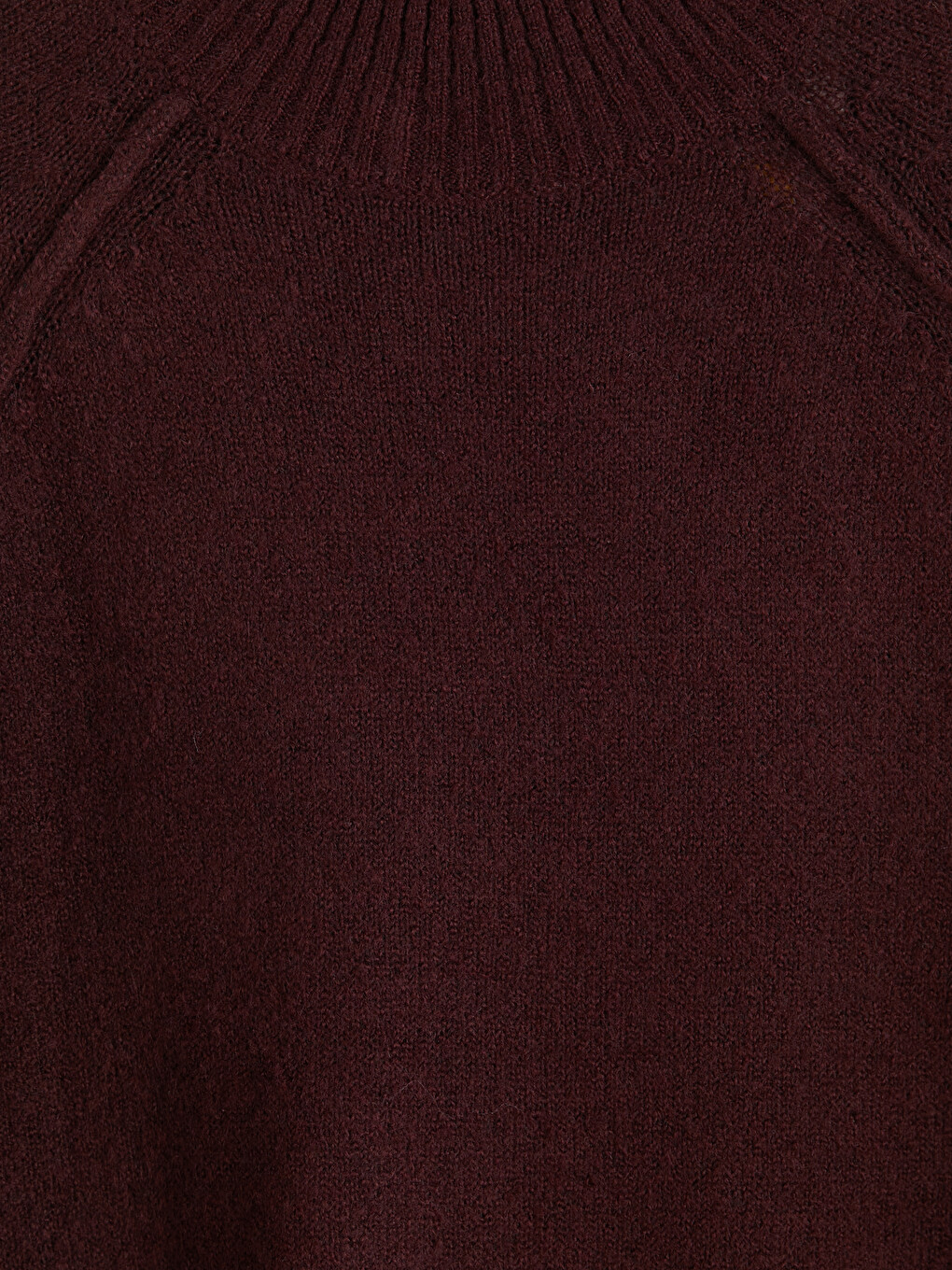 Crew Neck Raglan Sleeved Women's Knitwear Sweater-5