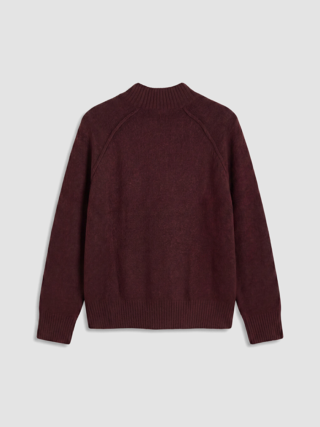 Crew Neck Raglan Sleeved Women's Knitwear Sweater-6