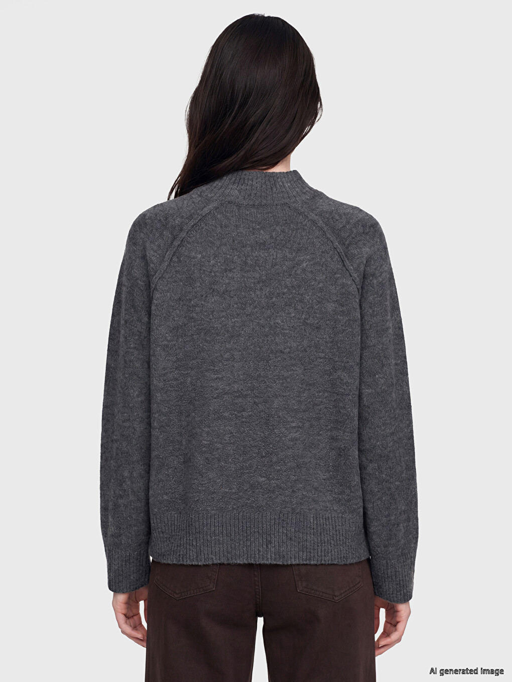 Pullover Mit Rundhalsausschnitt Für Damen Aus Strick-3
