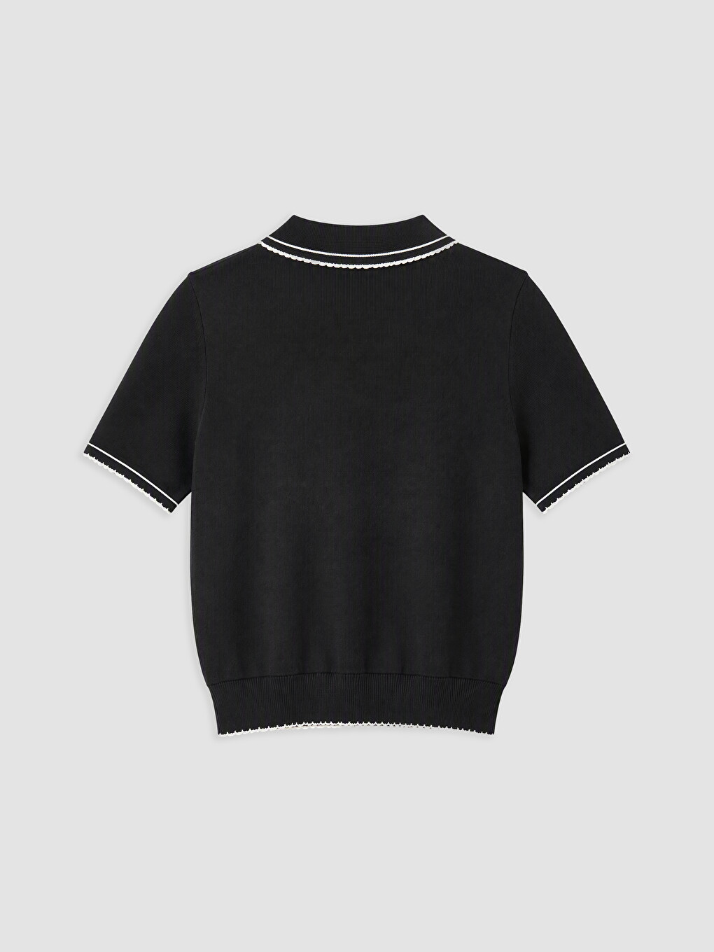 Polokragen Damen Strickpullover-1