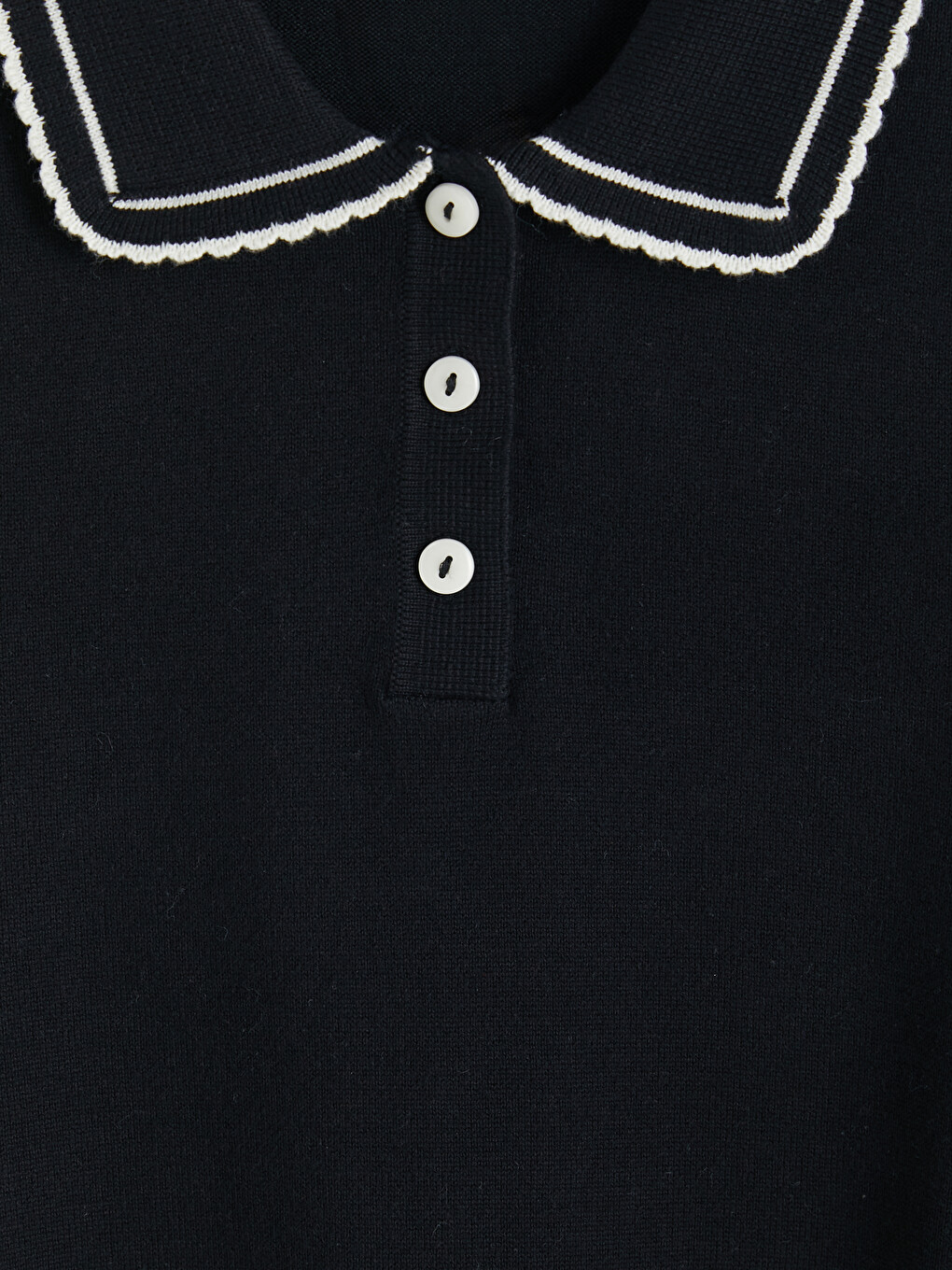 Polokragen Damen Strickpullover-2