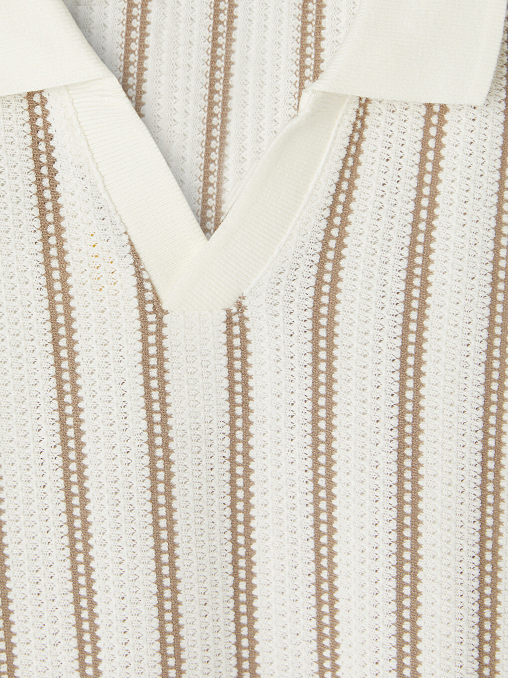 Man Beige T-shirt-5