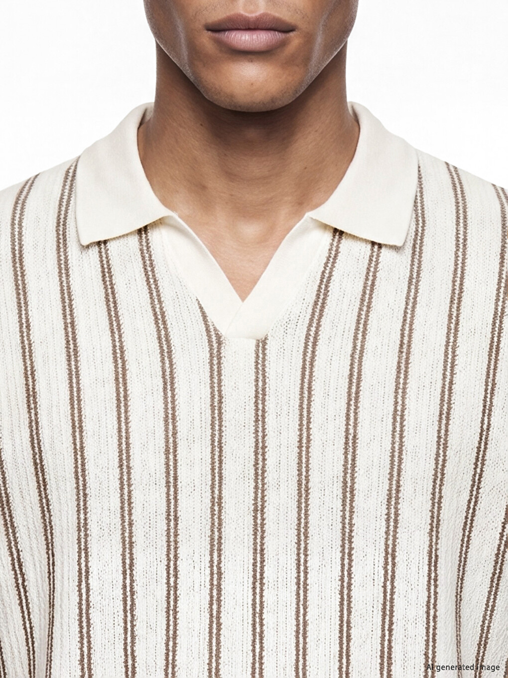 Man Beige T-shirt-2