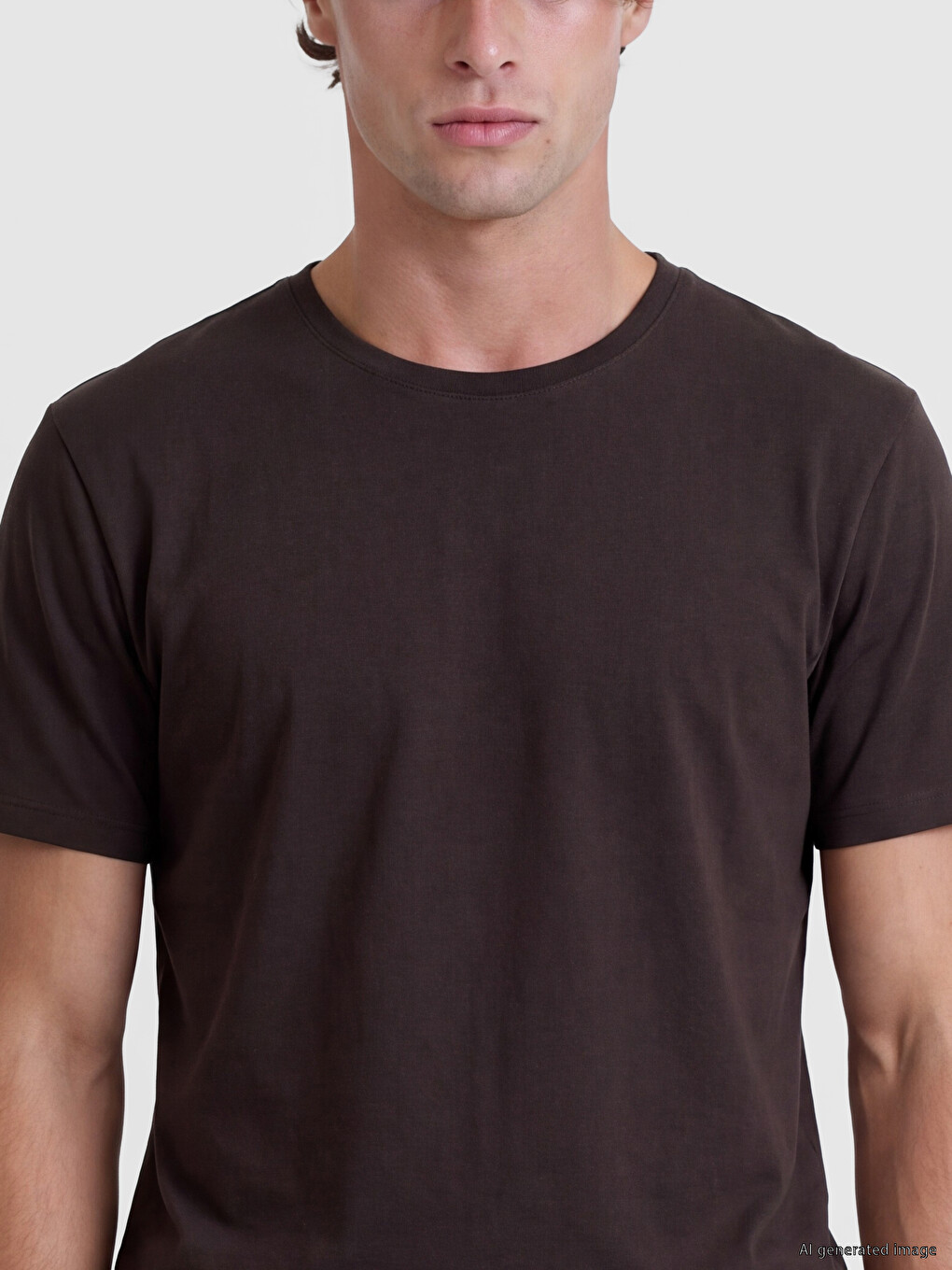 Crew Neck Interlock Men's T-shirt-2