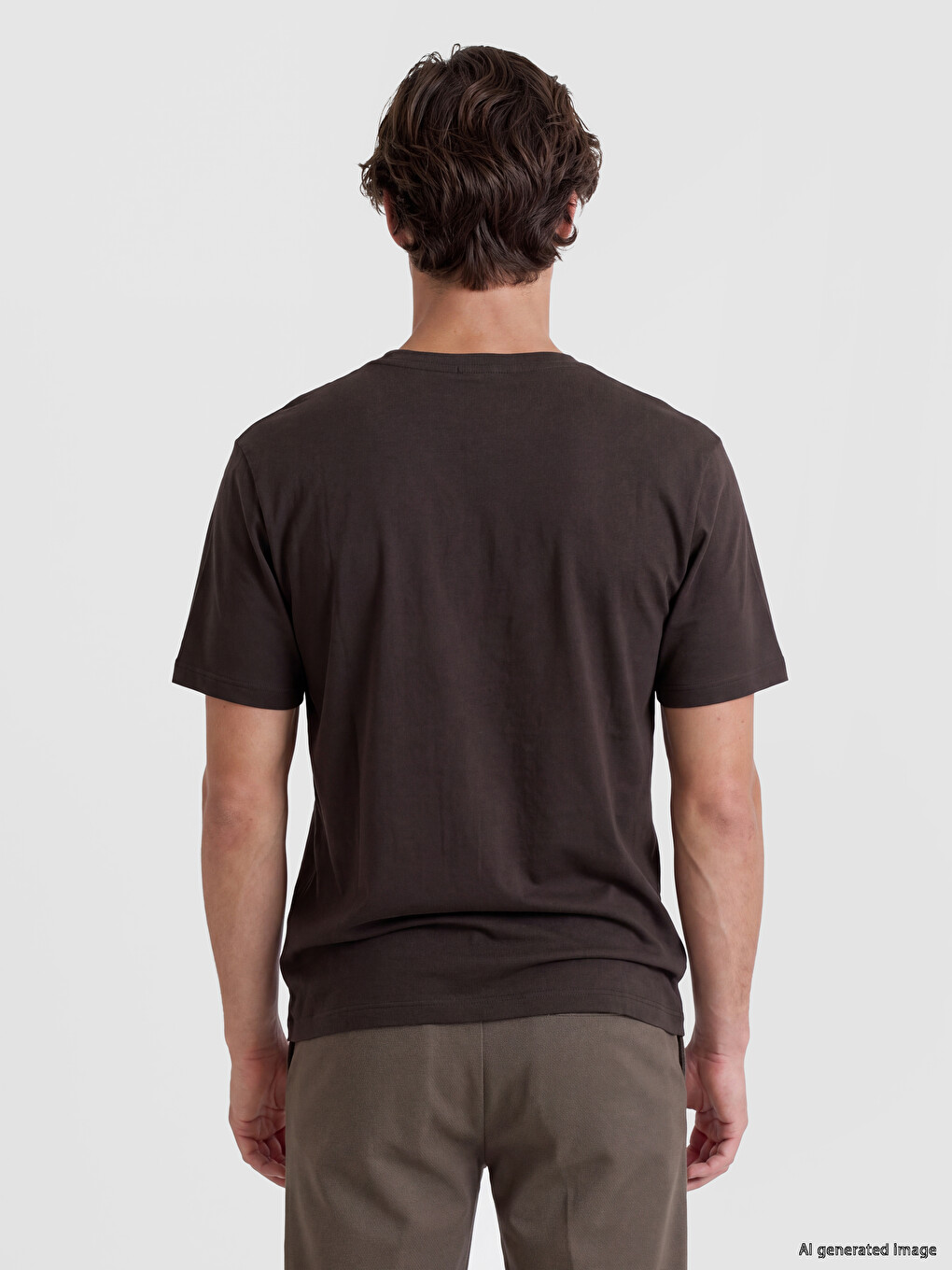 Crew Neck Interlock Men's T-shirt-3