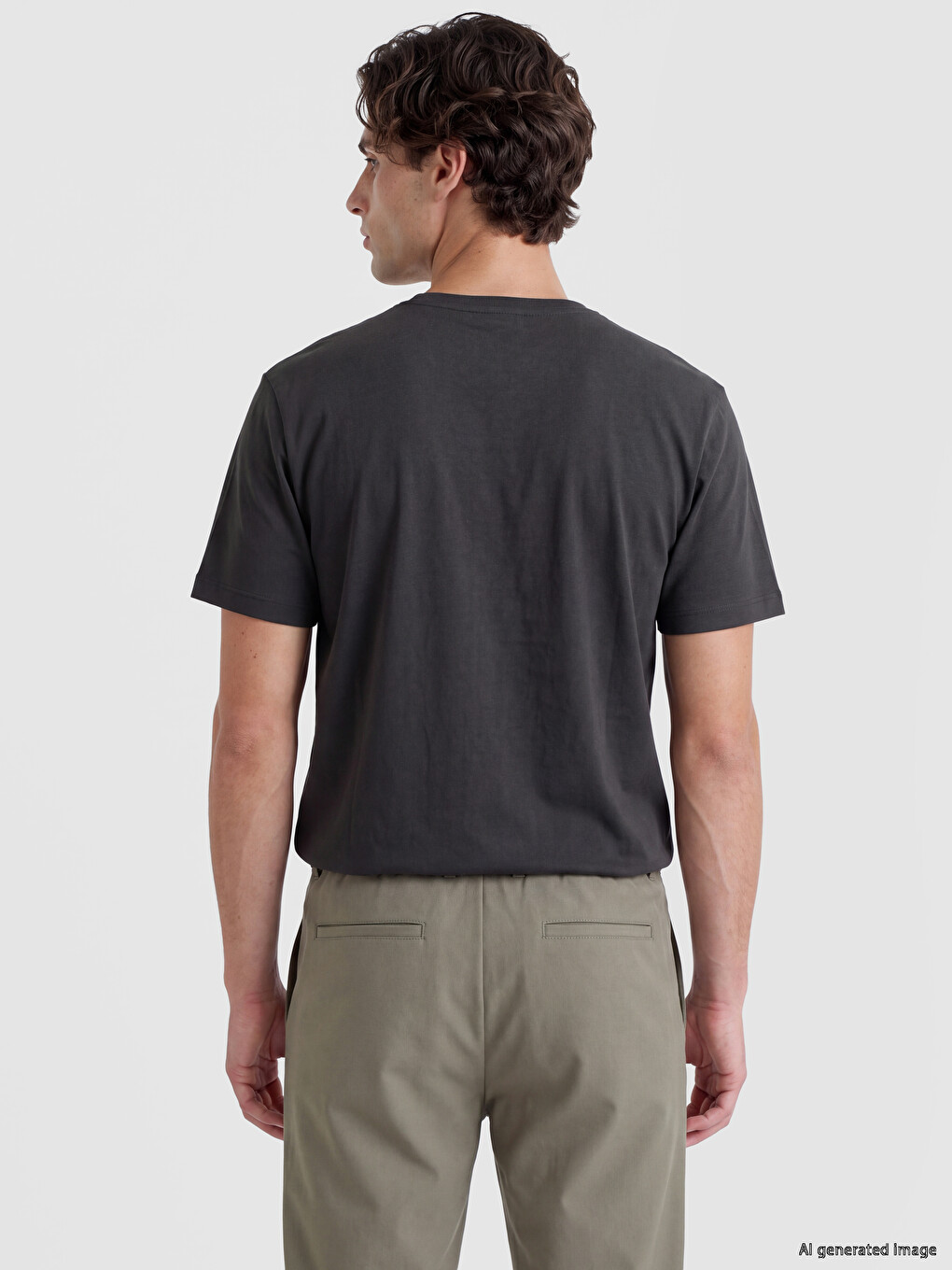 Crew Neck Interlock Men's T-shirt-3
