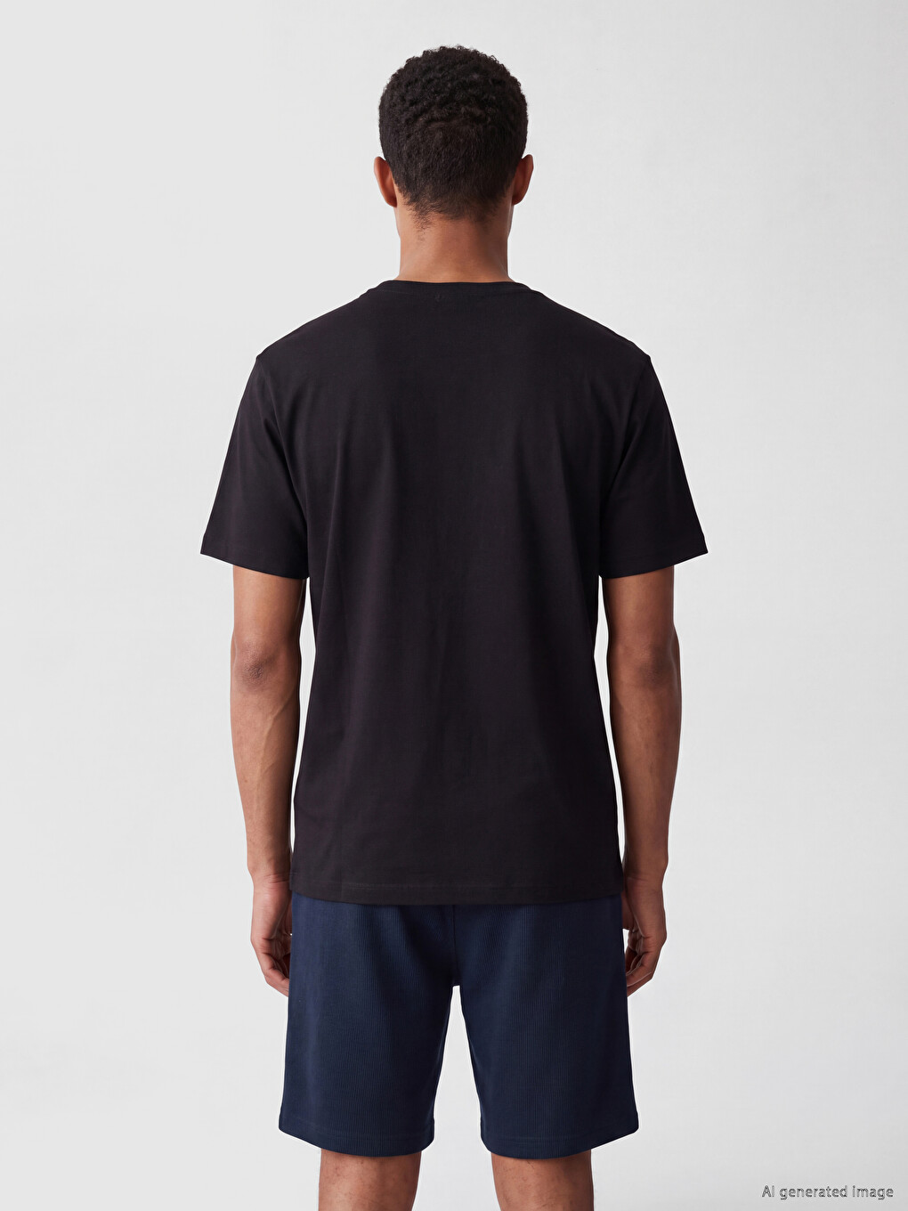 Crew Neck Interlock Men's T-shirt-2