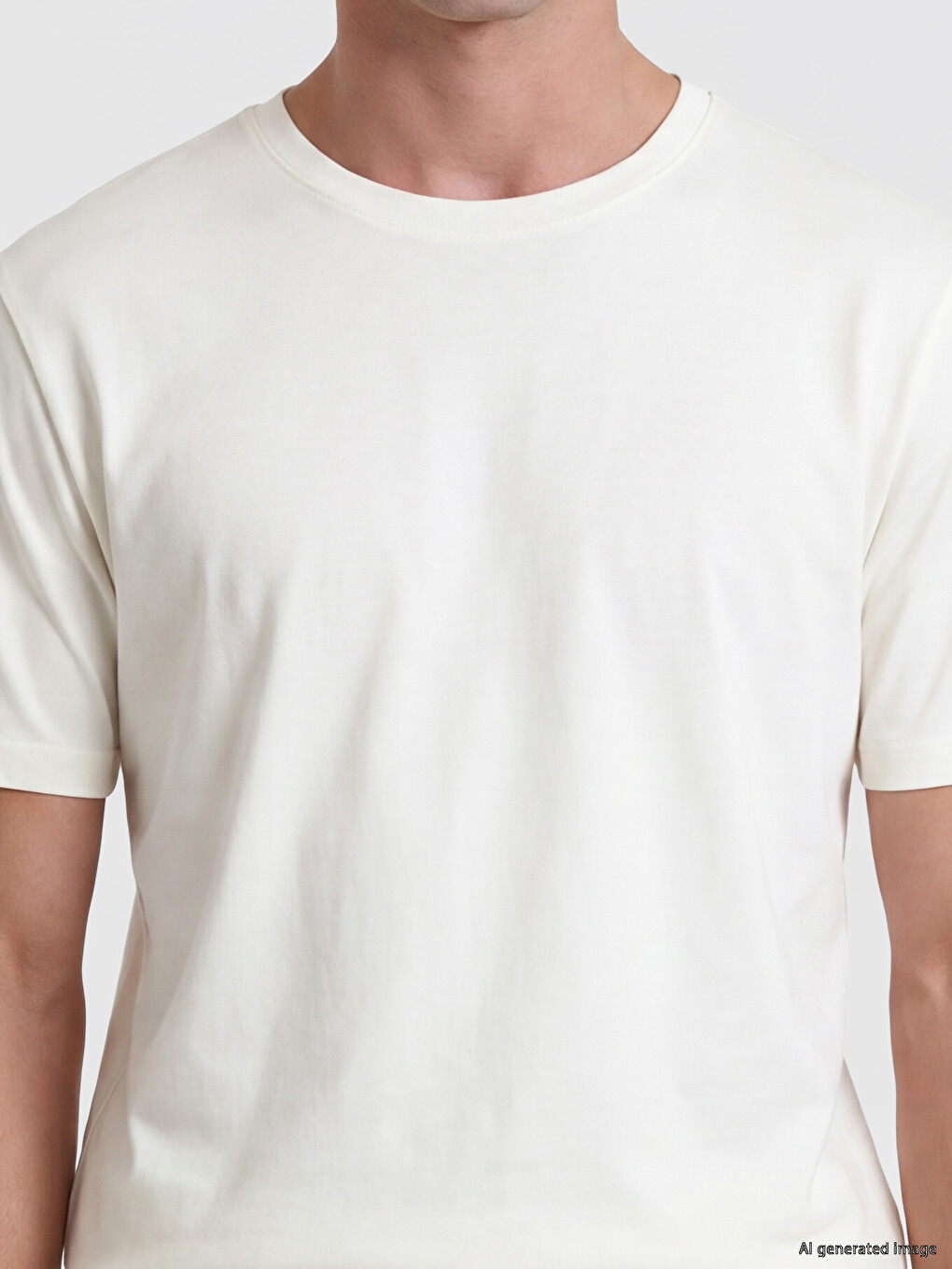 Crew Neck Interlock Men's T-shirt-2
