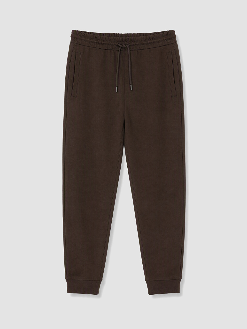 Man Brown Jogger Sweatpants-4