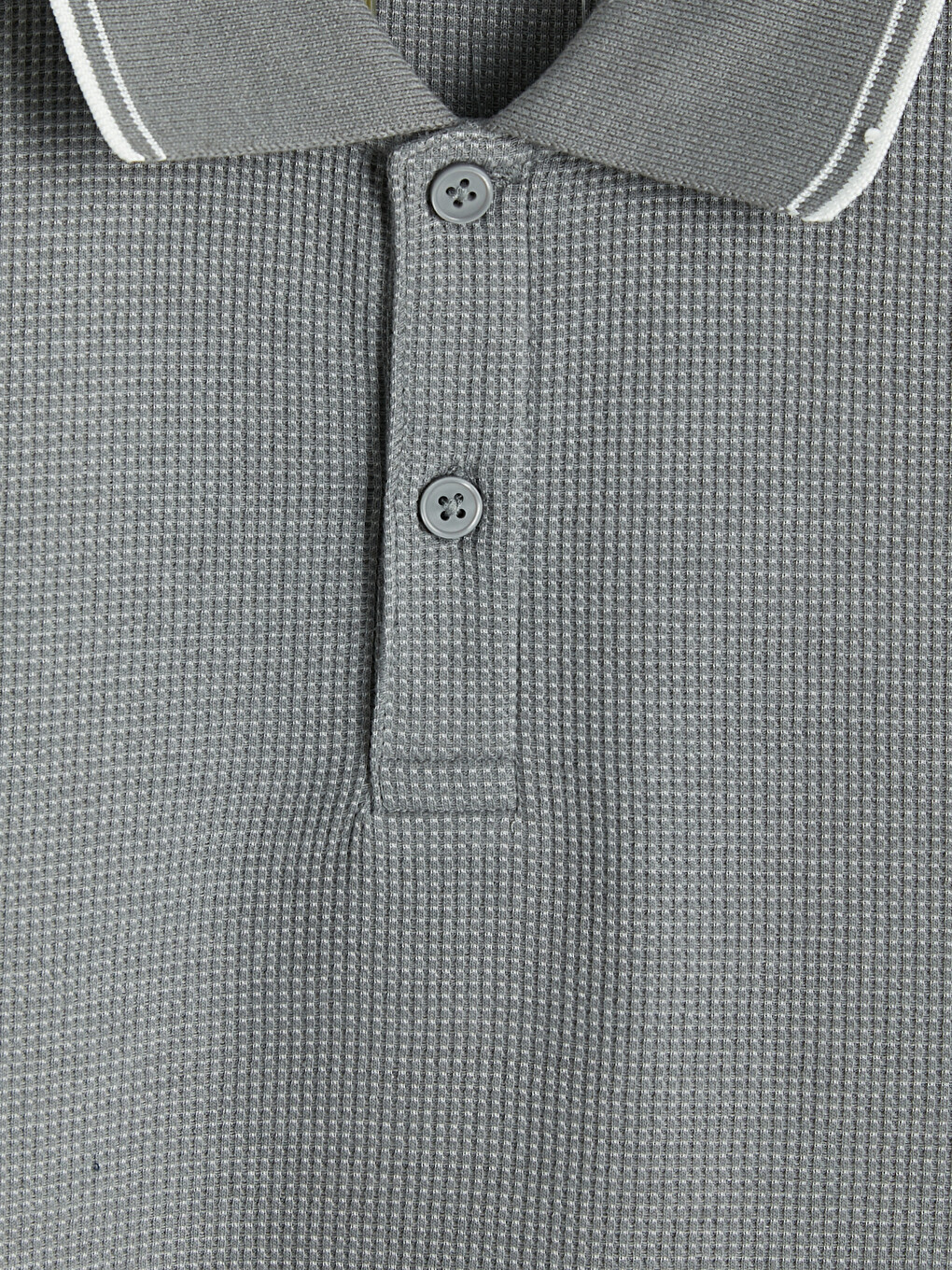 T-shirt À Col Polo Texturé Pour Homme-5