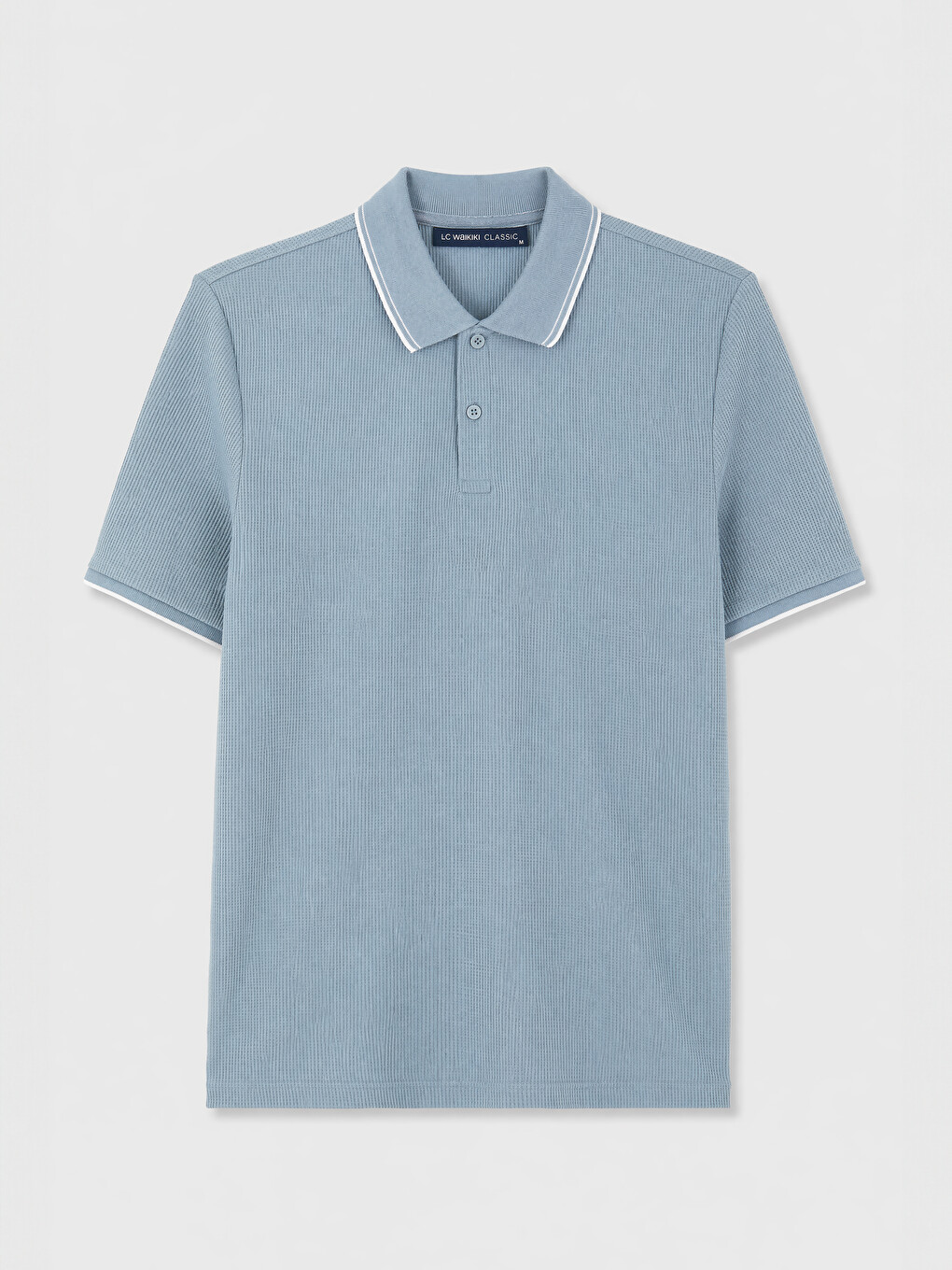 Polo Yaka Dokulu Erkek Tişört-4