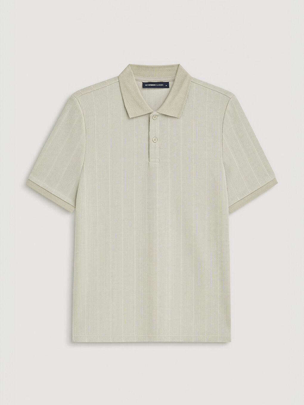 Polo Collar Striped Men's T-shirt-4