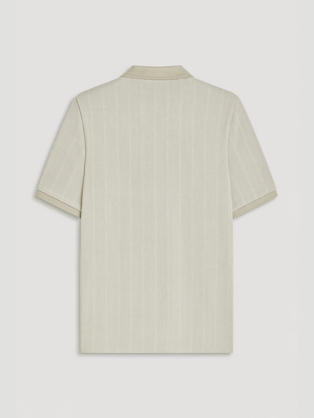 Polo Collar Striped Men's T-shirt-5