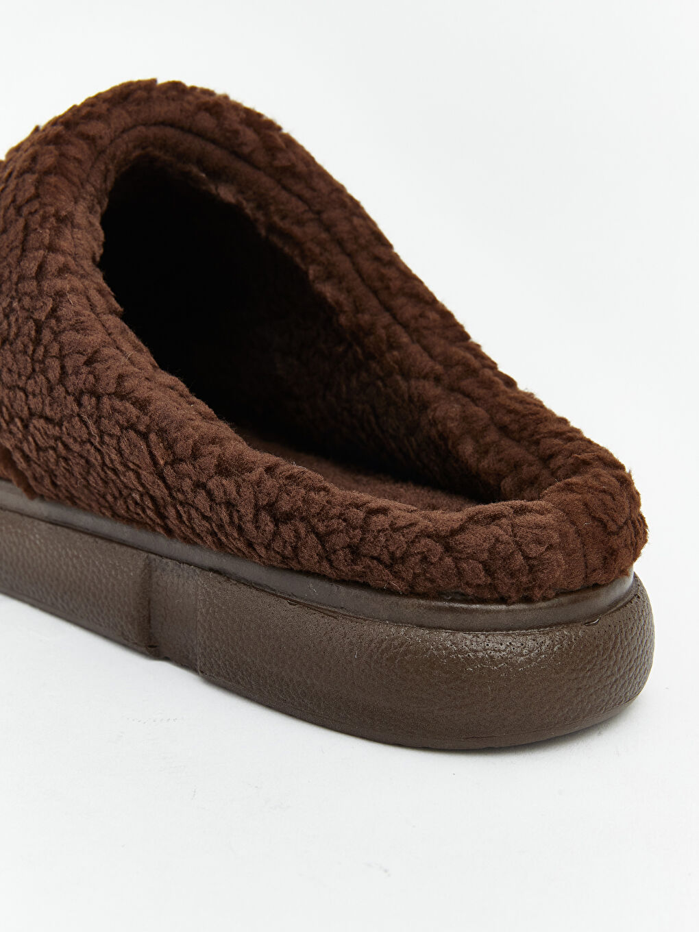 Kahverengi Süet Görünümlü Erkek Ev Terliği-3