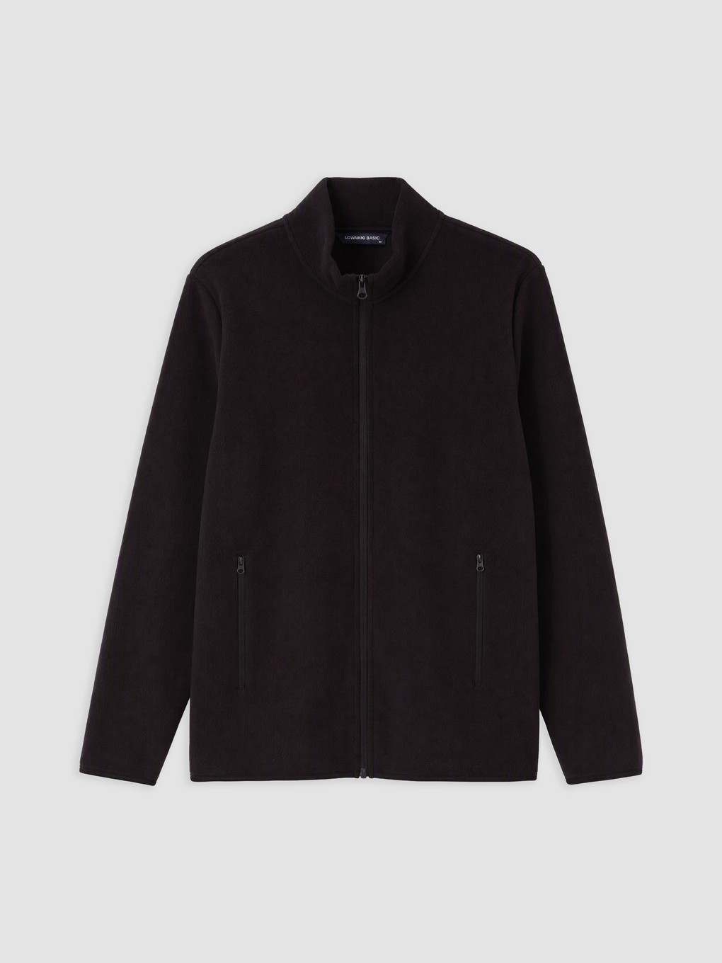 Bluza Polar Me Jakë Të Ngritur Për Burra-3