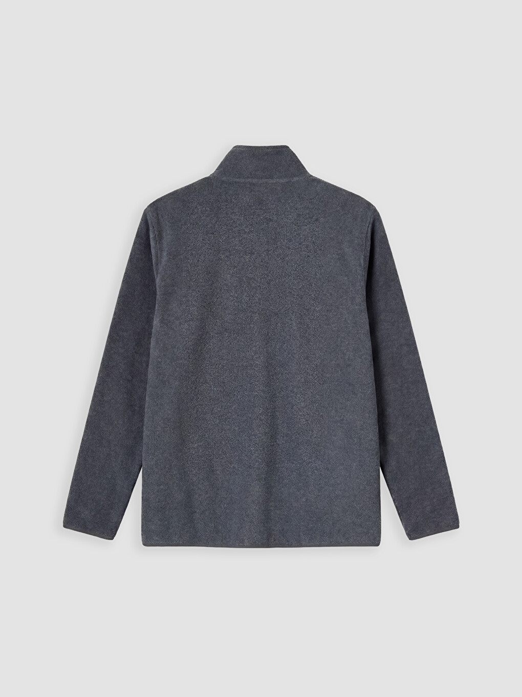 Mock Neck Men's Polar Zip-up Sweatshirt-4