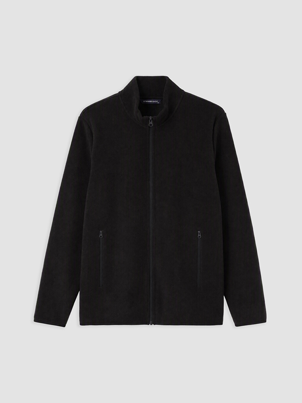 Man Green Zip-up Sweatshirt-3