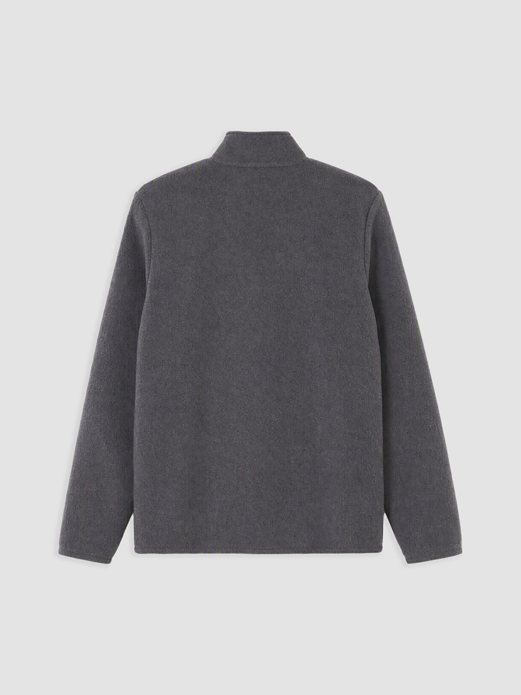 Mock Neck Men's Polar Zip-up Sweatshirt-4