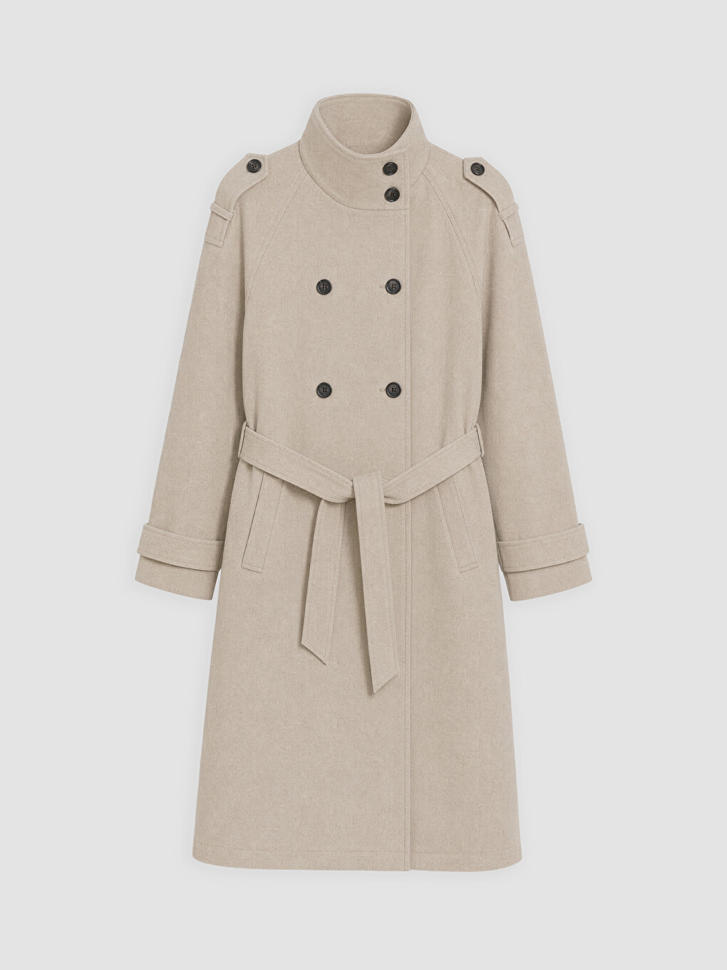 Woman Beige Coatigan-5