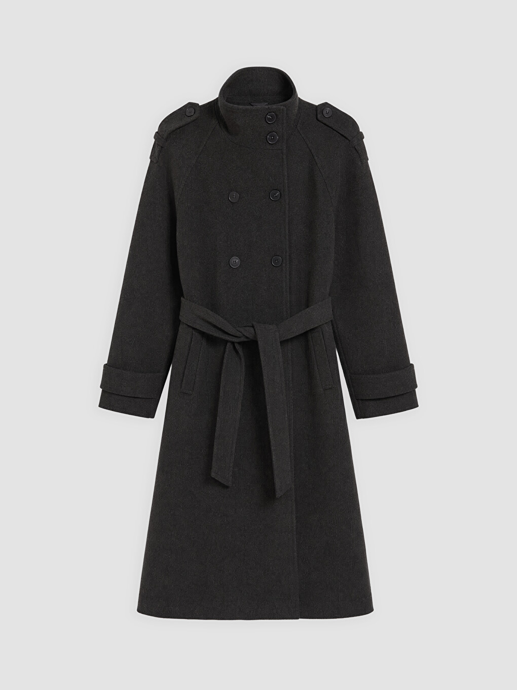 Woman Anthracite Coatigan-5