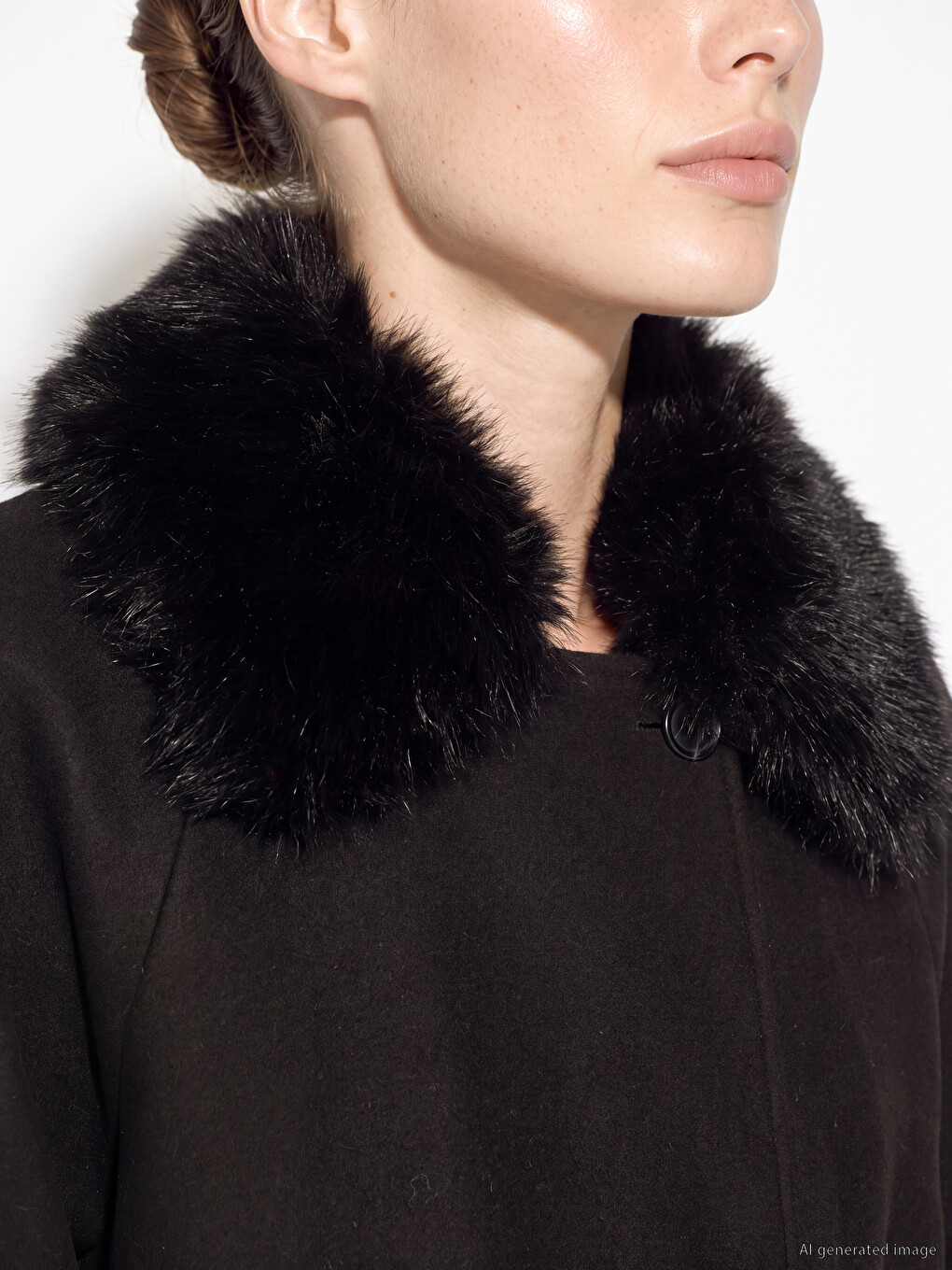 Manteau Cachet Femme À Col De Veste-3