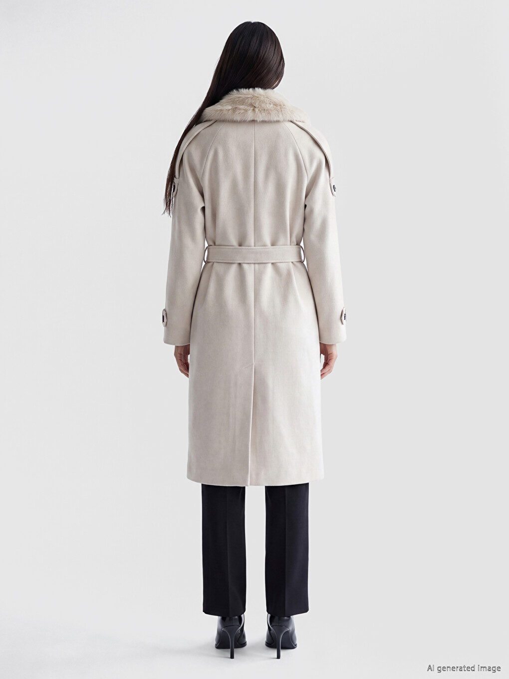 Jacket Collar Women's Cachet Coat-6