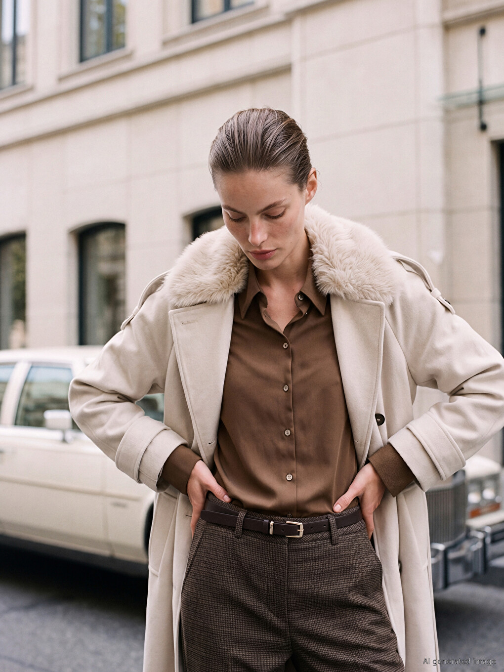 Jacket Collar Women's Cachet Coat