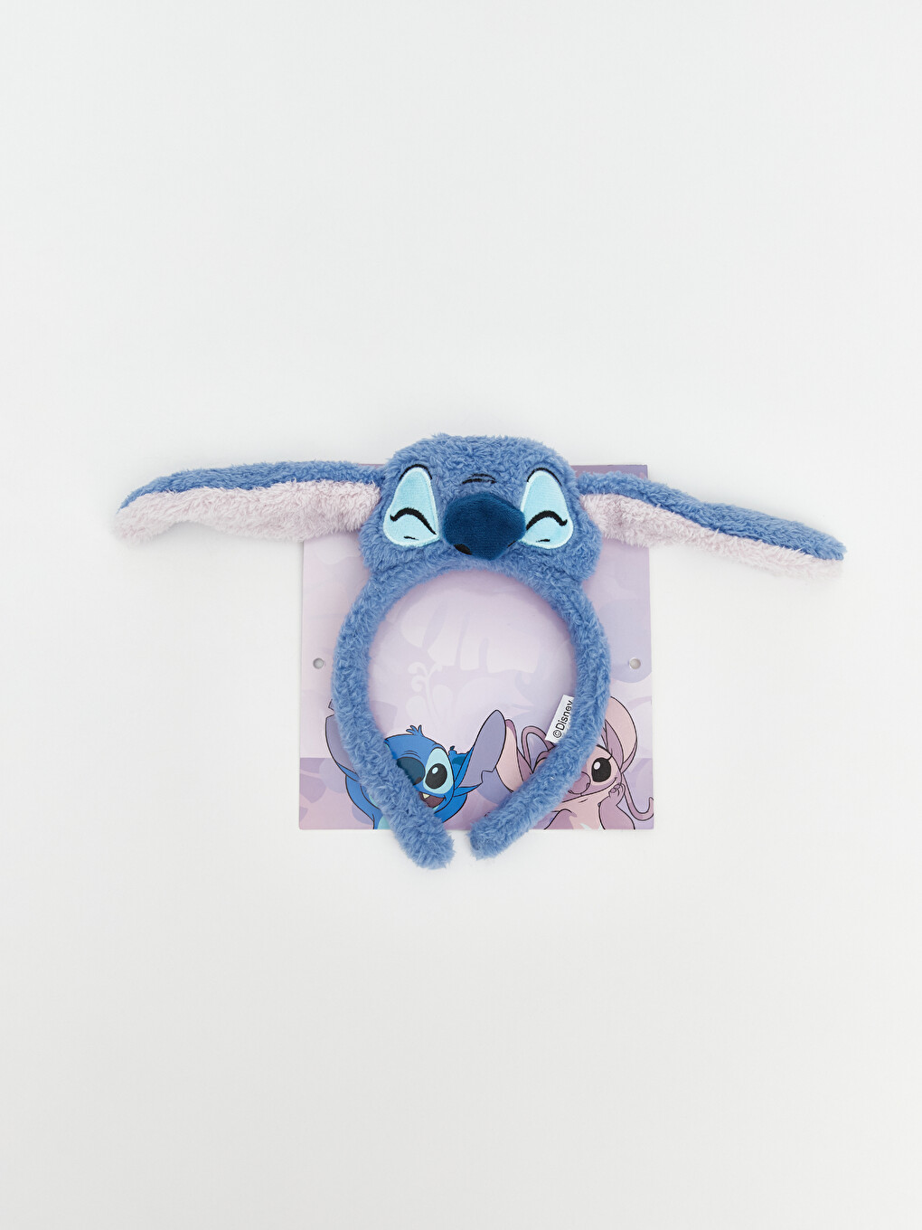 Bentiță Pufoasă Figurat Licențiată Stitch Cu Detaliu Brodat-2