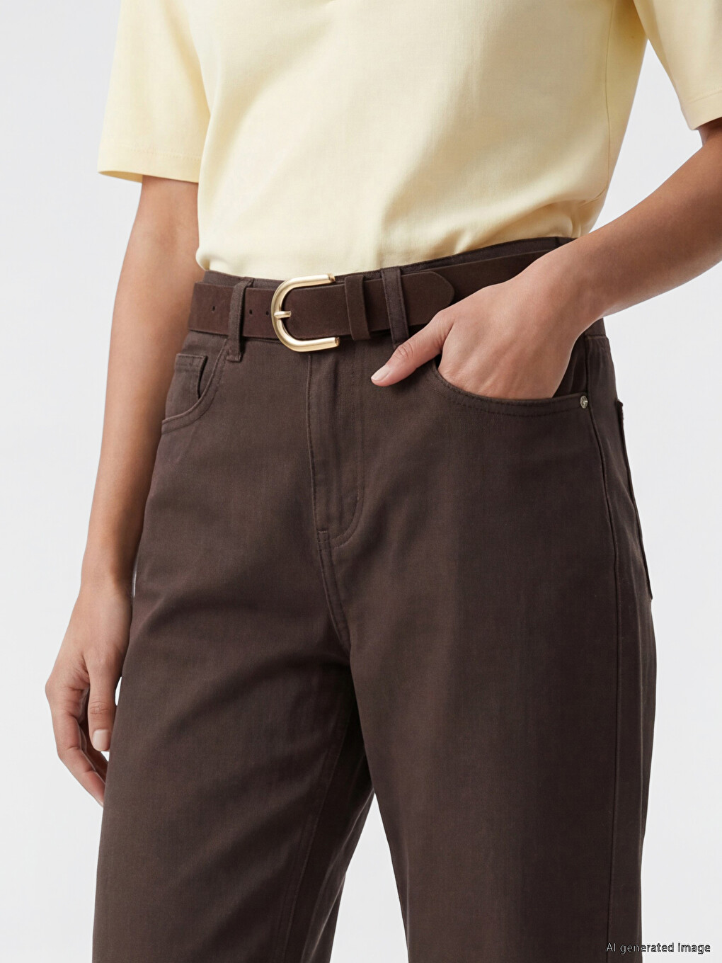 Standard Fit Damen Jeans-2