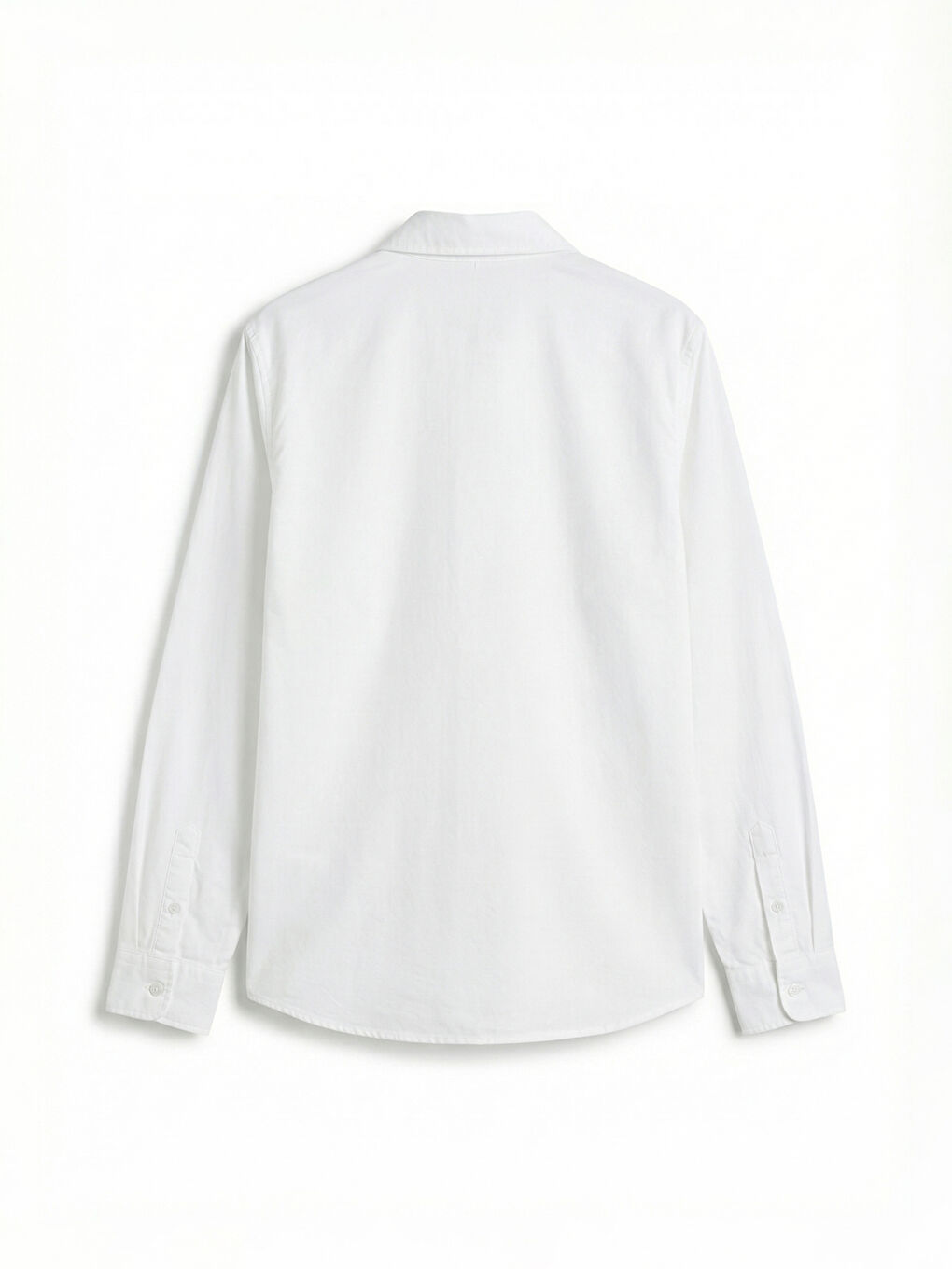 Beyaz Uzun Kollu Erkek Çocuk Gömlek-1