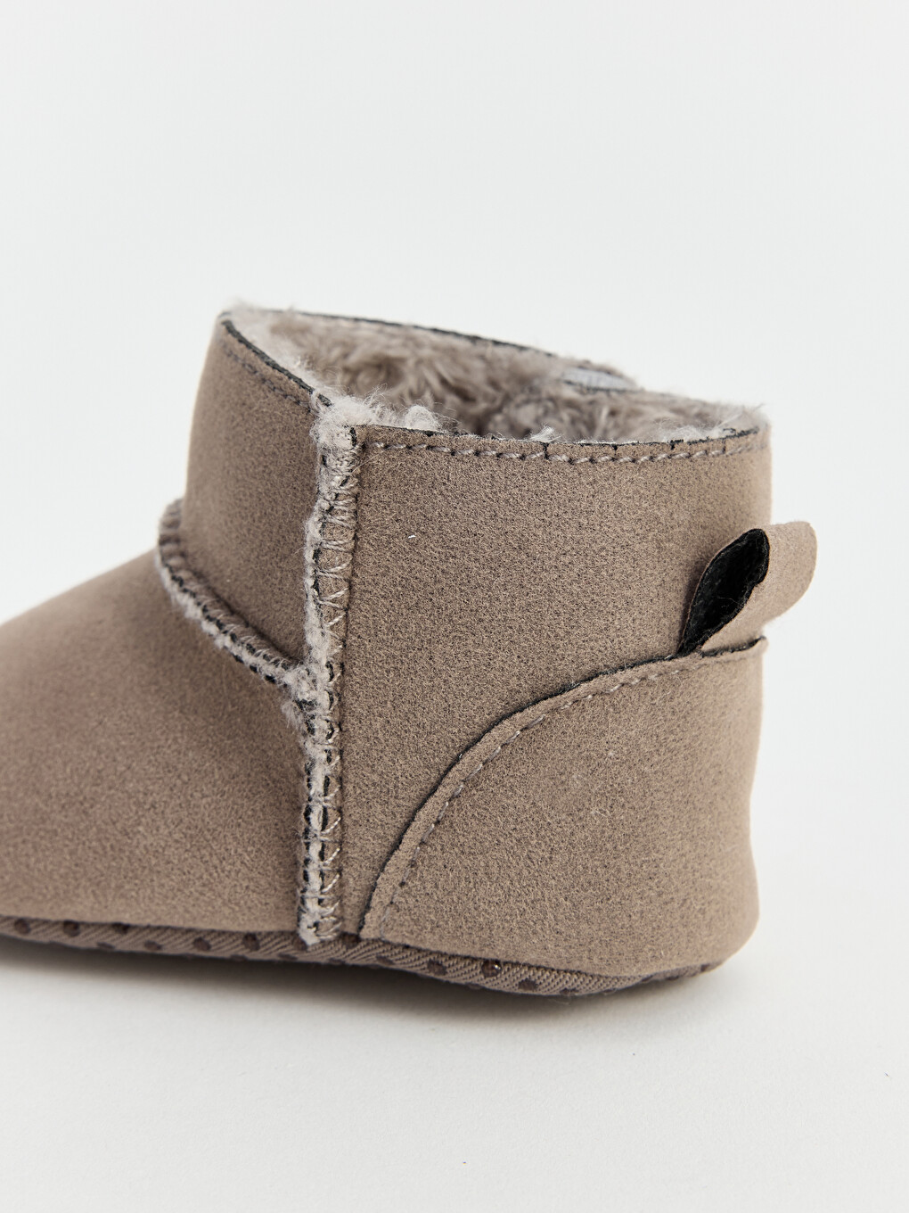 Boy Grey Slipper Boots-1