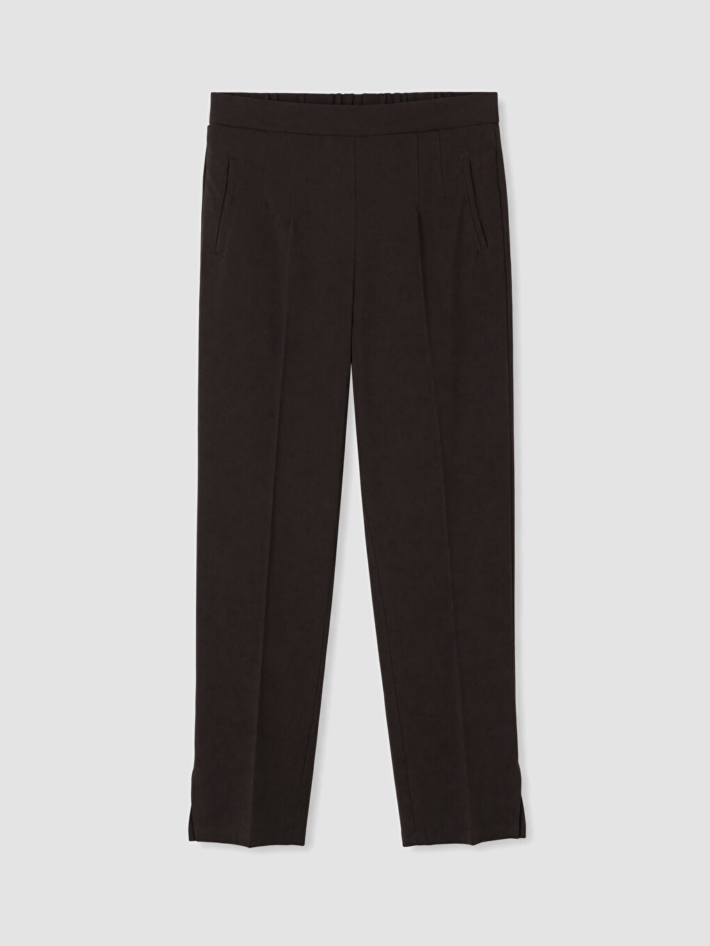 Pantalon Brun Femme-4