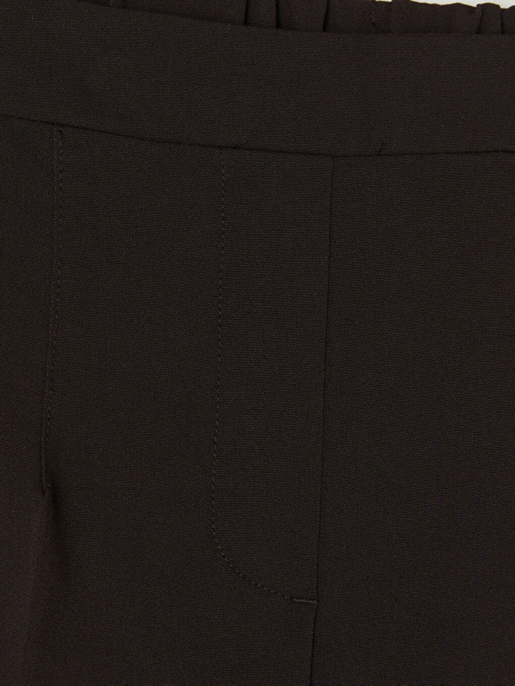 Pantalon Brun Femme-5