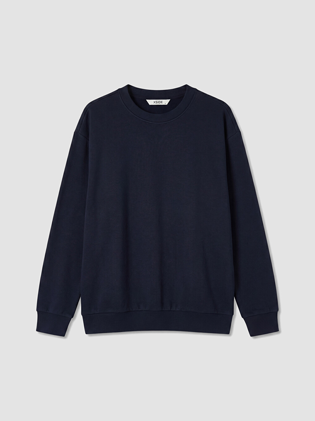 Crew Neck Men's Thick Sweatshirt-4