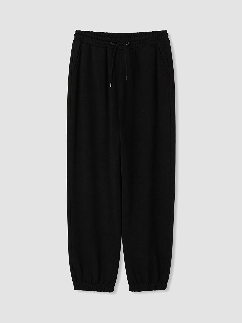 Man Black Jogger Sweatpants-4