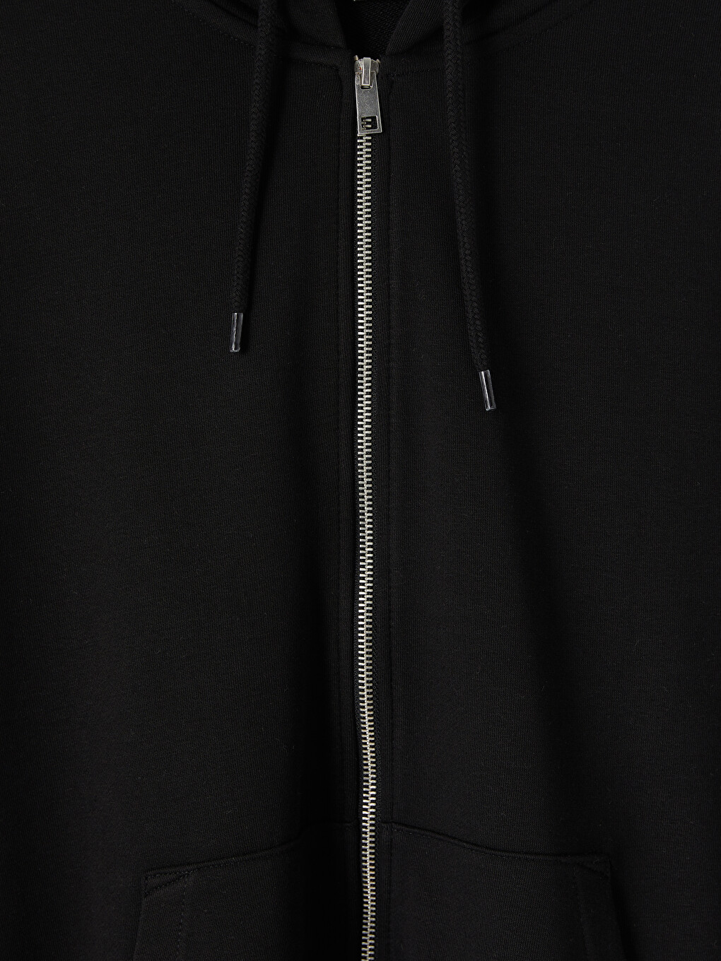Hooded Basic Men's Zip-up Sweatshirt-5