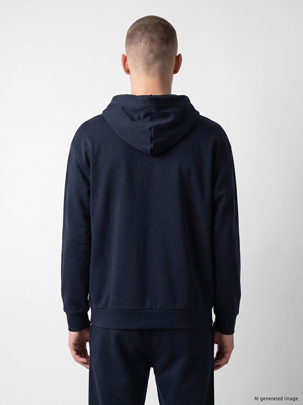 Hooded Basic Men's Cardigan-3