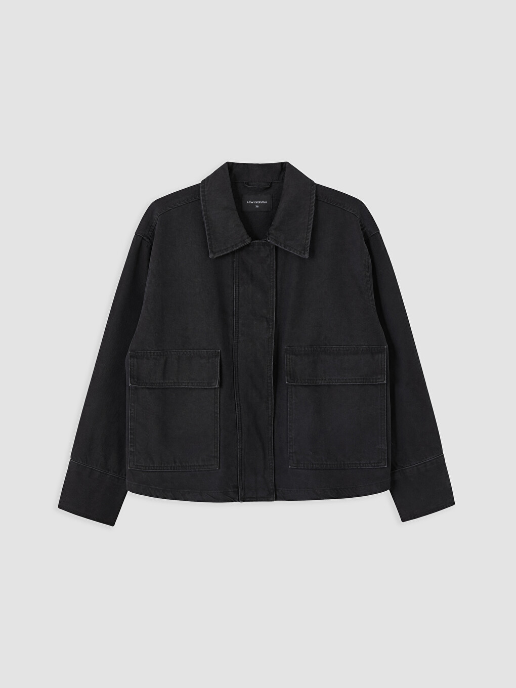 Frau Schwarz Jeansjacke-4