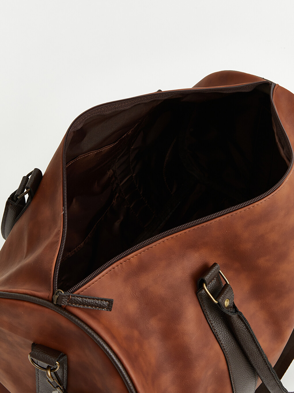 Faux Suede Men's Travel Bag-3