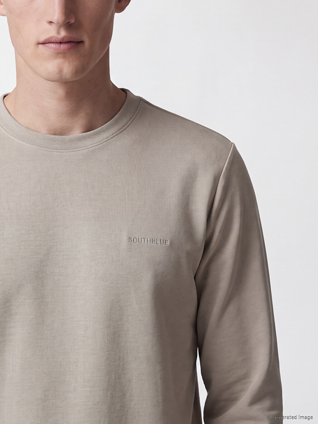 Sweat-shirt Homme Imprimé Col Rond-2