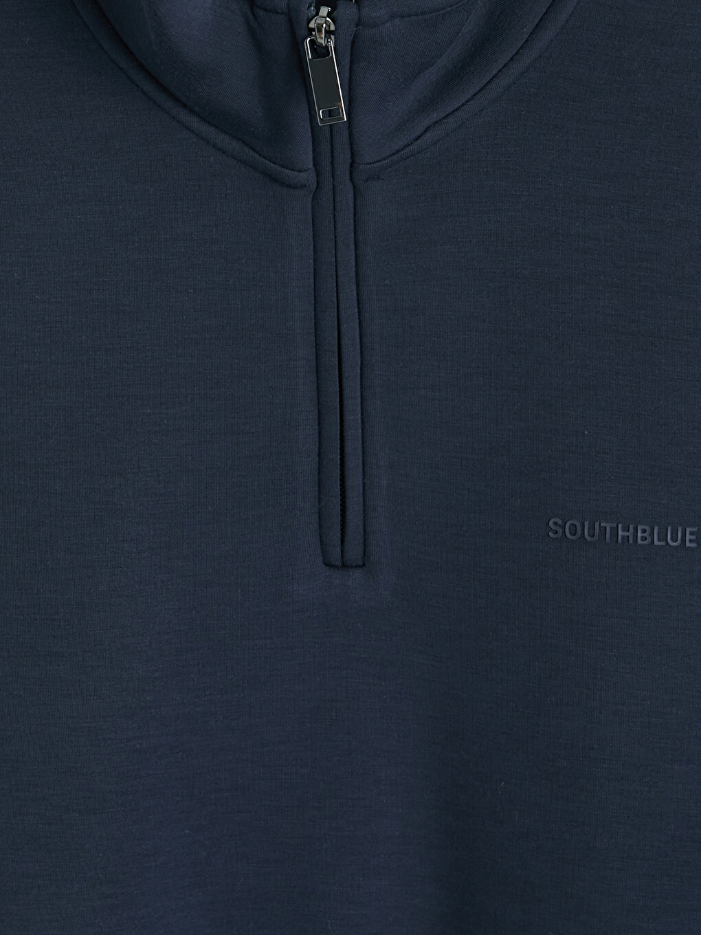 Muškarac Teget Plava Majica Bez Kapuljače-5