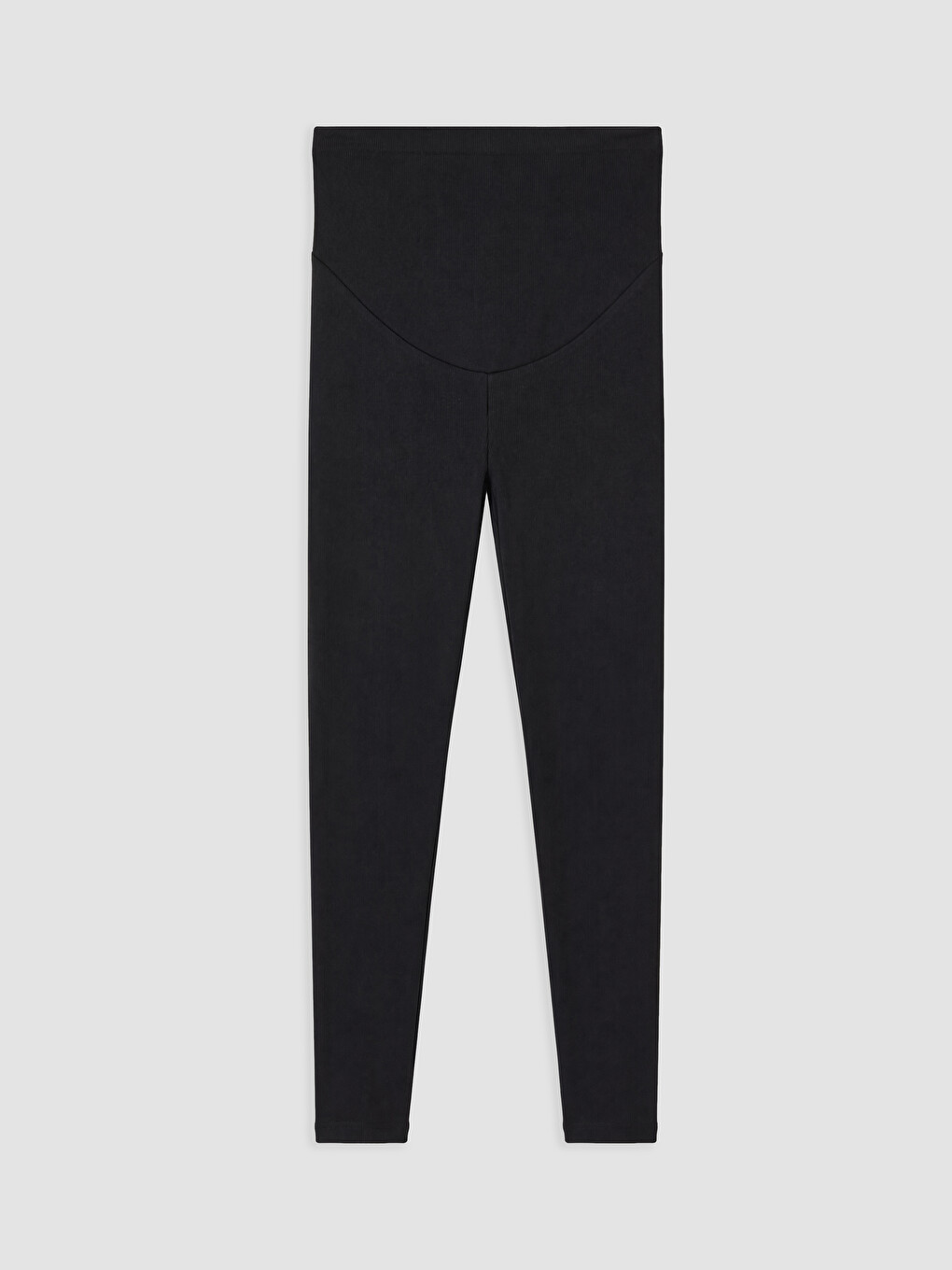 Leggins Me Bel Të Lartë Me Mbështetje Barku Me Brinjë Për Gra-4